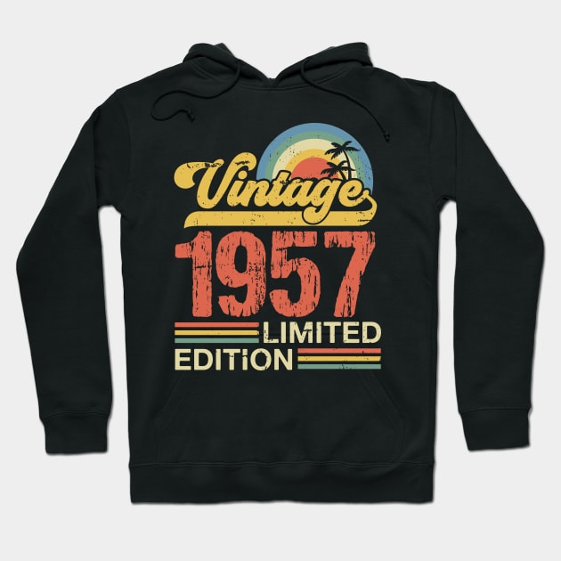 Retro vintage 1957 limited edition Hoodie by Crafty Pirate 